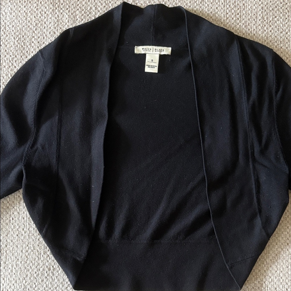 White House Black Market Black Shrug - Picture 3 of 4